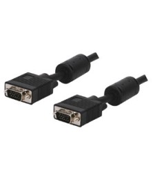 כבל VGA מסוכך + פריטים, ז-ז, 20 מטר