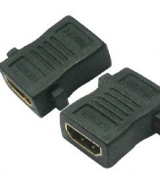 מתאם HDMI נקבה - נקבה מוזהב לפאנל