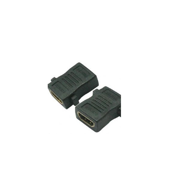 מתאם HDMI נקבה - נקבה מוזהב לפאנל