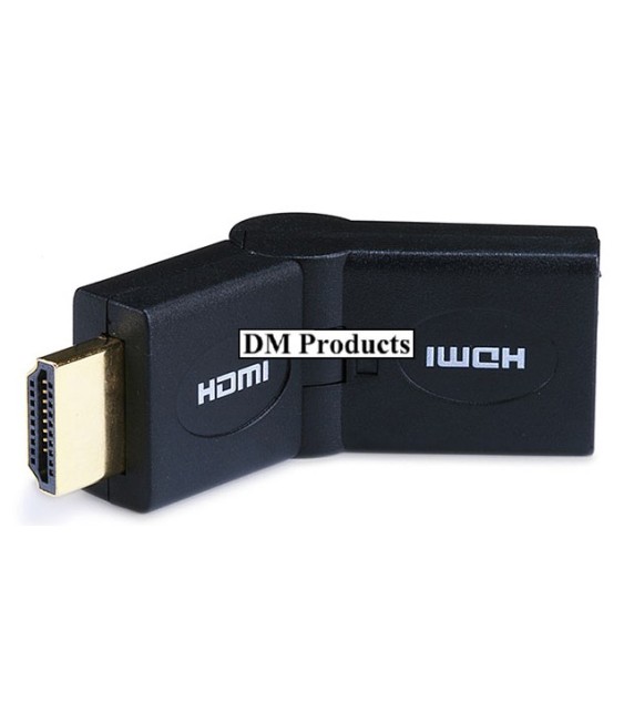 מתאם HDMI זוויתי עם סיבוב אנכי 180 מעלות