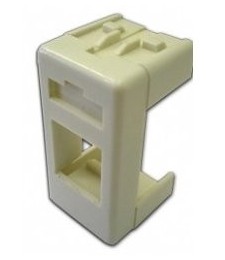 מתאם RJ45 CAT5e לבן נקבה-נקבה לקיסטון