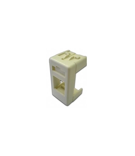 מתאם RJ45 CAT5e לבן נקבה-נקבה לקיסטון