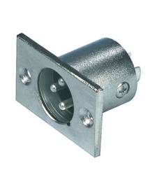תקע XLR 3 פינים לפנל