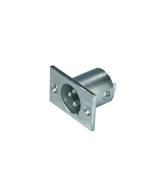 תקע XLR 3 פינים לפנל
