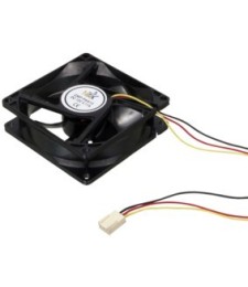 מאוורר 12V למארז, 3 חוטים, 120mm, באריזה
