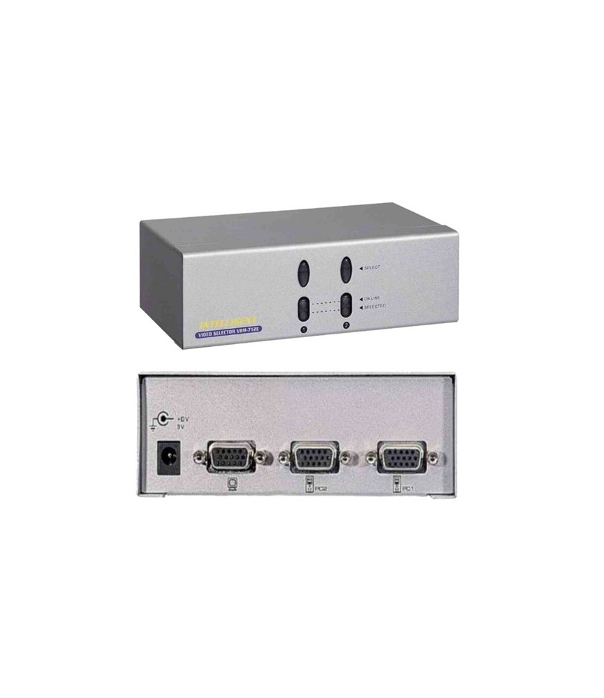 ממתג VGA פריוריטי 2 מחשבים למסך אחד